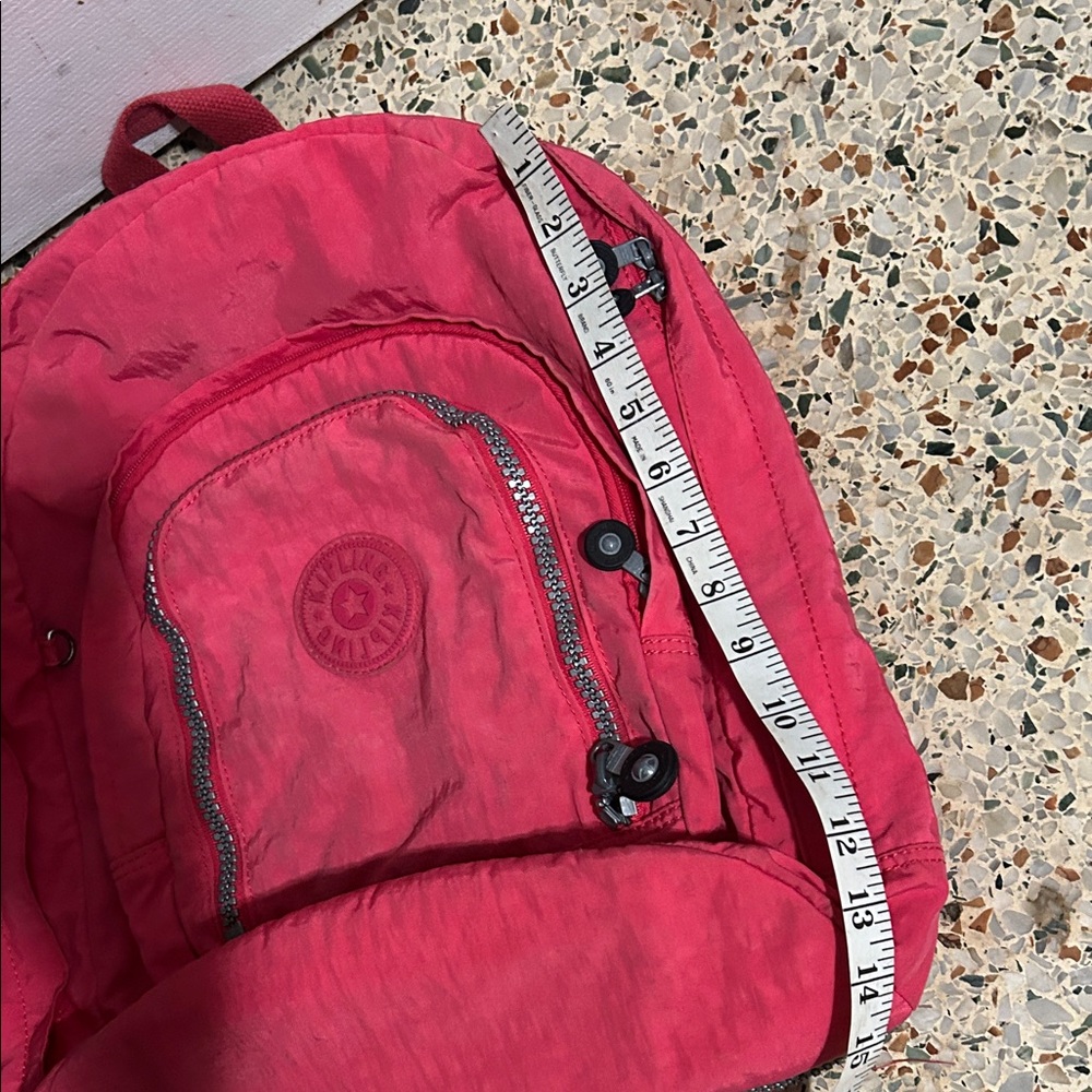 Kipling Cherry Red Backpack - image 6
